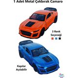 Brother Toys 12 cm Metal Camaro Çekbırak Oyuncak Araba 3 Renk Seçeneği ile Eğlenceli Oyun