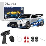 Brother Toys 1:43 Profesyonel Pistler Için Tasarlanmış Yarış ve Drift Arabası 15 Km/h Uzaktan Kumandalı Araba - Gri