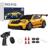 Brother Toys 1:43 Profesyonel Pistler Için Tasarlanmış Yarış ve Drift Arabası 15 Km/h Uzaktan Kumandalı Araba - Sarı