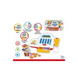Brother Toys 22 Parça Sesli Işıklı Hesap Makineli Barkod Okuyuculu Yazar Kasa Market Yazarkasa Pos Beyaz