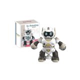 Brother Toys 3D Disko Işıklı ve Müzikli Dans Eden Elektronik Robot Oyuncak Piller Hediye 19 Cm.