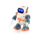 Brother Toys 3d Disko Işıklı Ve Müzikli Dans Eden Elektronik Robot Oyuncak Piller Hediye 20 Cm.