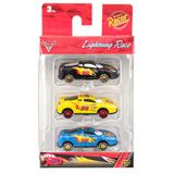 Brother Toys 3'lü Metal Şimşek Mcqueen Araba Seti Oyuncak 3 Adet Araba