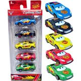 Brother Toys 5li Metal Şimşek Mcqueen Araba Seti Oyuncak Araba - Yeşil - Kırmızı