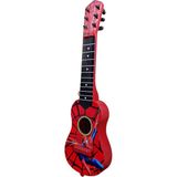 Brother Toys 6 Telli Örümcek Adam Gitar 50 Cm Kırmızı Plastik 4+ Yaş İçin Eğlenceli Oyuncak