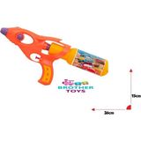 Brother Toys Araba Desenli 250 Ml. Depolu 36 Cm. Boyunda Kaliteli Oyuncak Su Tabancası