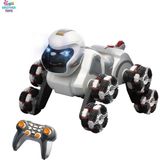 Brother Toys Buhar Çıkaran 8 Tekerlekli Full Fonksiyon Şarjlı Akrobat Uzaktan Kumandalı Goril Oyuncak Araba - Beyaz
