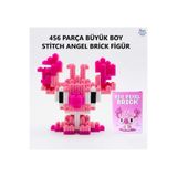 Brother Toys Büyük Boy 456 Parça Stitch Angel 3D Yapboz Bricks Figür Yapı Oyuncağı