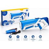 Brother Toys Büyük Boy Otomatik Atış Yapan Elektrikli 12 Metre Menzil Su Tabancası - Mavi - Beyaz