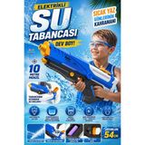 Brother Toys Büyük Boy Otomatik Atış Yapan Işıklı Elektrikli 10 Metre Menzil Su Tabancası 54 Cm.
