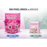 Brother Toys Büyük Boy Toplam 912 Parça Stitch ve Angel 2'li 3D Yapboz Bricks Figür Yapı Oyuncağı - Mavi - Pembe