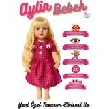 Brother Toys Büyük Boy Türkçe Konuşan Aylin Bebek Et Bebek Gövde ve Bacaklar Yumuşak Pvc 60 cm - Kırmızı