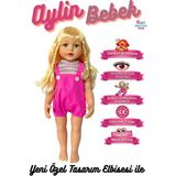 Brother Toys Büyük Boy Türkçe Konuşan Aylin Bebek Et Bebek Kol ve Bacaklar Yumuşak Pvc 60 cm - Pembe