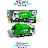 Brother Toys Çöp Kamyonu GT Pilli Işıklı Müzikli 25 cm Plastik Kendisi Gezen Oyuncak