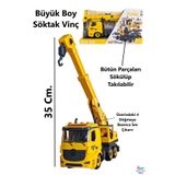 Brother Toys Dev Boy Sök Tak Vinç Oyuncak Söktak 39 Cm. İnşaat Aracı