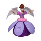 Brother Toys Frozen Elsa Angel Girl Dans Eden Sesli Işıklı Şarkı Söyleyen Pilli Oyuncak Bebek