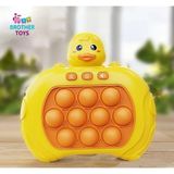 Brother Toys Işıklı Popit Oyun Konsolu Pop It Quick Push Oyuncak Ördek Model