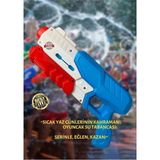 Brother Toys Koyu Mavi Pompalı Oyuncak Su Tabancası 600 ml Depolu Eğlenceli Oyun