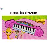 Brother Toys Kukuli Ilk Elektronik Piyanom Mavi Oyuncak Piyano Kutulu - Pembe