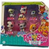 Brother Toys Miniş Ailesi Pet Shop Neşeli Minişler 6'lı Oyuncak Pet Star
