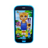 Brother Toys Oyuncak Dokunmatik Eğitici Kedili Modelcep Telefonu Mavi Türkçe Sesli 12 Fonksiyonlu
