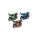 Brother Toys Oyuncak Sürtmeli Kaliteli Motorsiklet Motor Özel Üretim 13 Cm. 1 Adet Mavi, Turuncu, Kırmızı