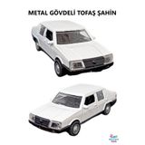 Brother Toys Oyuncak Tofaş Şahin Metal Çekbırak Araba Beyaz 14 Cm. 1:30 Boyut
