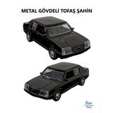 Brother Toys Oyuncak Tofaş Şahin Metal Çekbırak Araba Siyah 14 Cm. 1:30 Boyut