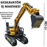 Brother Toys Paletli Kepçe Ekskavatör Kazıcı Oyuncak Iş Makinesi Hareketli Kollu Makinası 17 Cm. - Sarı - Siyah