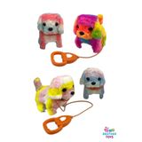 Brother Toys Peluş Yürüyen Havlayan Tasmalı Kumandalı Oyuncak Sevimli Köpek 17 Cm.