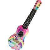 Brother Toys Pembe Oyuncak 6 Telli İspanyol Gitar Unicorn My Little Pony Desenli 50 Cm. Okul Gösteri Gitarı