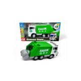 Brother Toys Pilli, Işıklı, Müzikli, Kendisi Gezen Oyuncak Konternerli Çöp Kamyonu 25 Cm. Büyük Boy