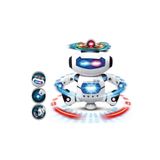 Brother Toys Pilli, Müzikli, Sesli, Işıklı Ve Dans Eden Pevaneli Oyuncak Robot 20 Cm.