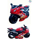 Brother Toys Sürtmeli Kaliteli Oyuncak Motorsiklet Yurtdışından Özel Üretim Gri Renk Polis Motor 14 Cm. 1 Adet - Kırmızı