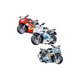 Brother Toys Sürtmeli Kaliteli Oyuncak Motorsiklet Yurtdışından Özel Üretim Polis Motor 14 Cm. 1 Adet