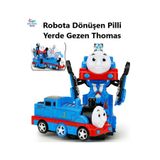 Brother Toys Transformer Robota Dönüşen Işıklı, Sesli, Oyuncak Thomas Tren Araba