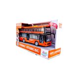 Brother Toys Turist Gezi Otobüs 2 İki Katlı Ön Ve Orta Kapısı Açılabilen Sesli Işıklı Oyuncak Şehir Otobüsü 27 Cm
