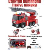 Brother Toys Uzaktan Kumandalı Su Atan Itfaiye Arabası - Şarjlı, Işıklı ve Sesli Oyuncak Araba (29 Cm) - Kırmızı