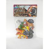 Brother Toys Vahşi Hayvanlar 6'lı Set Fil, Zürafa, Çita, Aslan, Zebra, Kaplan Oyuncak Hayvan