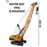 Brother Toys Vinç Oyuncak İş Makinesi İpli Sarılır Makaralı Paletli Kurtarıcı Kanca Uçlu