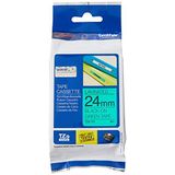 BROTHER TZ-751 24 mm YEŞİL-SİYAH ŞERİT 24TZE751