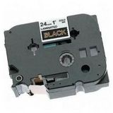 Brother TZ354 yazı bandı kaseti 24 mm x 8 m siyah/altın lamine P-touch350 540 540C 550 2400 2400E 2420PC 2450 2450DX 2460 248 için