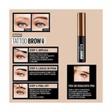 Brow Geçici Kaş Dövmesi, Orta Ton, 4.9 ml - 0-Siyah