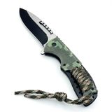 Browning Katlanır Çakı İpli Kemer Klipsli Outdoor Kamp Av Bıçağı Yeşil YEŞİL İPLİ