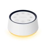 BrownNoise 30 Yatıştırıcı Sesli Ses Makinesi 12 Renk Gece Lambası Yetişkinler için Beyaz Gürültü Makinesi Bebek Çocuk Uyku Makineleri Hafıza Fonksiyonu 36 Ses Seviyesi Ev Ofis Seyahati için 5 Zamanlayıcı (Beyaz)