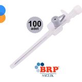 BRP Branül (İntraket) Gri 16G - 100 lü Kutu