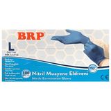 BRP Nitril Mavi Large 100'lü Muayene Eldiveni