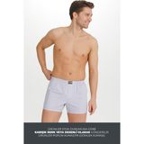 BRR Karışık Renk 12’li Paket Pamuklu Poplin Boxer Şort - Renkli - Desenli - XL