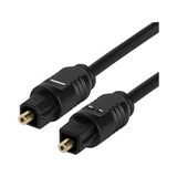 Brs Dijital Fiber Optik Ses Kablosu Toslink Kablo 1 Metre - Siyah