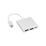 Brs Macbook Uyumlu Hdmı - Usb - Type-c Çevirici Adaptör 4k Type C To 3 Portlu